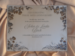 Load image into Gallery viewer, Luxury Stainless steel plaque certificate anniversary gift heirloom