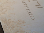 Load image into Gallery viewer, Romantic Florals – Delicate Floral Engraving on Stainless Steel Plaque