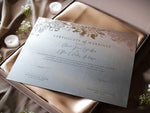 Load image into Gallery viewer, Romantic Florals – Delicate Floral Engraving on Stainless Steel Plaque
