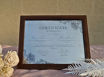 Load image into Gallery viewer, Bold Elegance – Stainless Steel Bold Corner Floral Plaque
