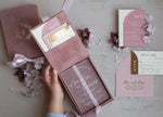 Load image into Gallery viewer, Stainless Steel Wedding Invitations – Custom Engraved Keepsakes for Your Big Day
