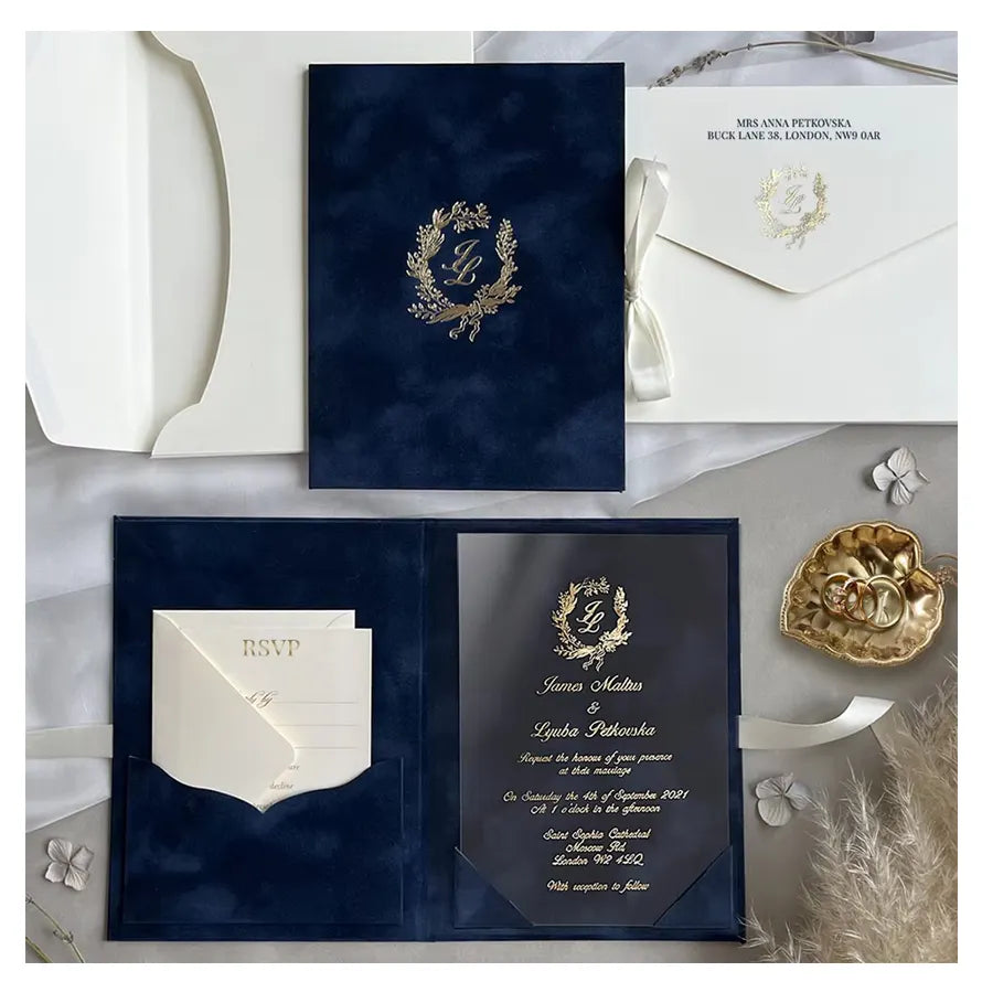 Stainless Steel Wedding Invitations – Custom Engraved Keepsakes for Your Big Day