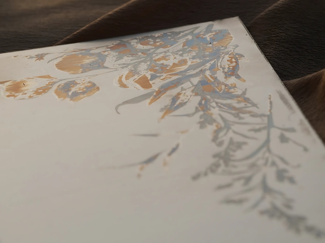 Modern Botanical – Botanical Leaf Engraved Plaque