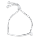 Load image into Gallery viewer, Custom engraved rope bracelet  silver top

